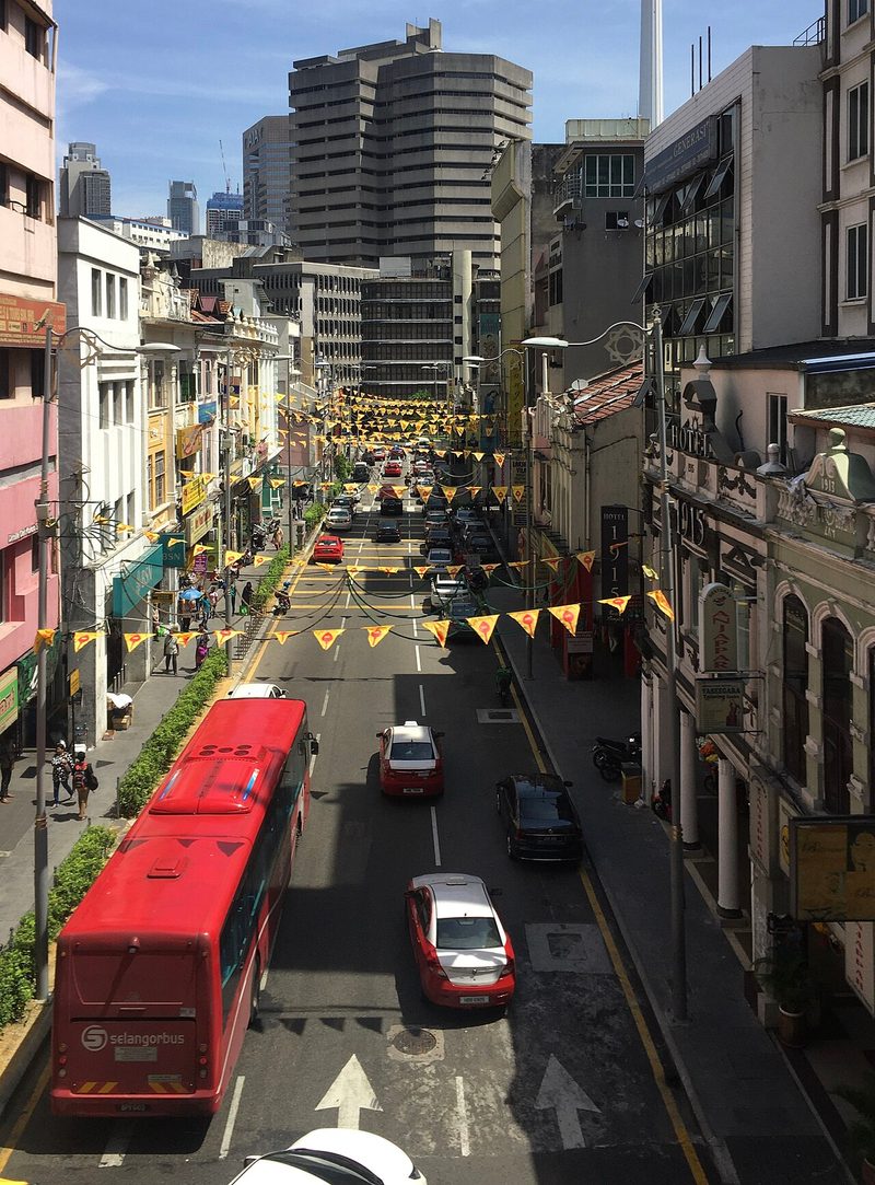 Lebuh Ampang banana leaf restaurants