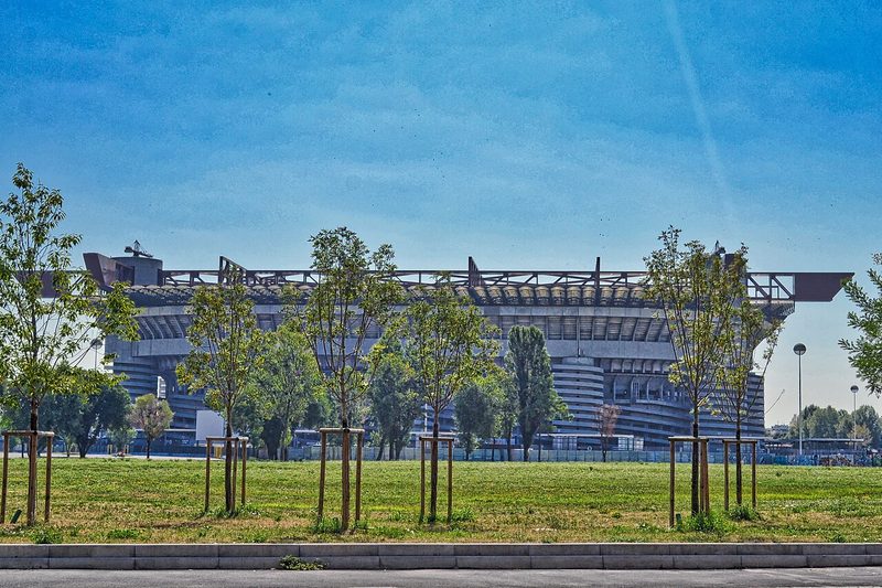 Watch a football game at San Siro Stadium